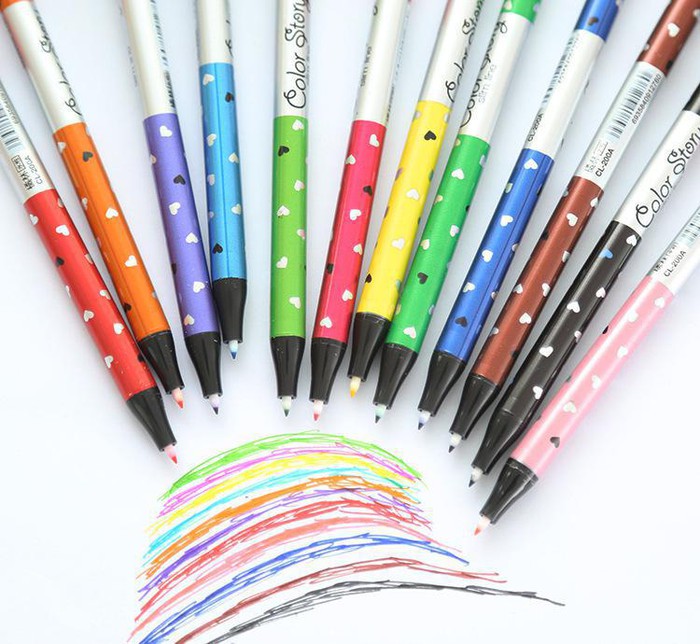 3277韩国文具可爱荧光中性笔 创意水性笔办公学习文具