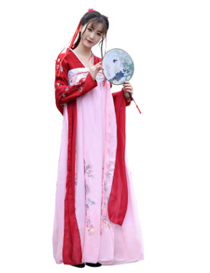 会员价132元汉服女成人刺绣对襟齐胸襦裙改良古装中国风复古日常高腰套装